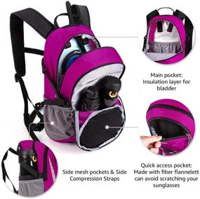 img 2 attached to 🚴 RUPUMPACK Hydration Pack 2L with Water Bladder - Backpack for Men, Women, Kids - Ideal for Cycling, Biking, Hiking, Running