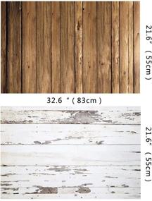 img 1 attached to 2-Piece Photographic Background Set: Grunge Brick & Cement Wall, Food Photography, Blogger Shot, Cosmetic Photo Flat Lay, ins Style Wood Textures Board, Video Background - 4 Patterns Included