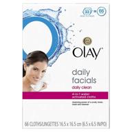 olay 4-in-1 daily facial cloths, normal skin, pack of 2 - 66 ea: ultimate facial cleansing solution logo