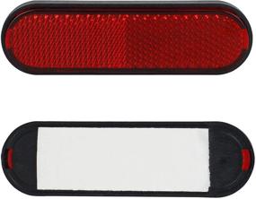 img 2 attached to 🚦 NTHREEAUTO Red Reflectors: Versatile Reflective Sticker for Motorcycle, Bicycle, Trailer, Cars, Trucks, Boat, ATV, Dirt Bike - Enhance Safety!