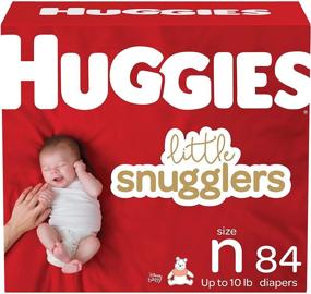 img 4 attached to Подгузники для новорожденных Huggies Little Snugglers, 84 штуки