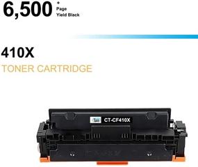 img 1 attached to 🖨️ Cool Toner Compatible Toner Cartridge Replacement for HP 410X CF410X 410A CF410A - HP Color Laserjet Pro MFP M477fnw M477fdw M452dn M452nw M452dw M477 M477fdn Printer - Black, 1-Pack