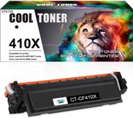 🖨️ cool toner compatible toner cartridge replacement for hp 410x cf410x 410a cf410a - hp color laserjet pro mfp m477fnw m477fdw m452dn m452nw m452dw m477 m477fdn printer - black, 1-pack logo