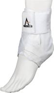 as1 pro lace up ankle brace: ankle stabilizer for volleyball, rugby, basketball. supports sprain protection with laces, compatible with compression socks or sleeves. available in multiple sizes. logo