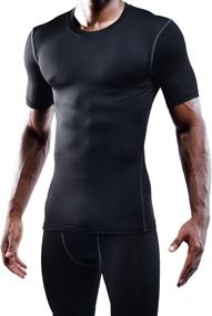 img 1 attached to Neleus Workout Athletic Compression Shirts Men's Clothing