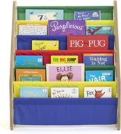 📚 humble crew natural super sized kids bookshelf: boost storage and organization logo