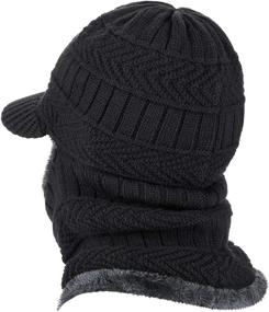 img 3 attached to 🧣 TAGVO Winter Knitted Balaclava Beanie Hat: Stay Warm with this Universal Size Cycling Ski Mask