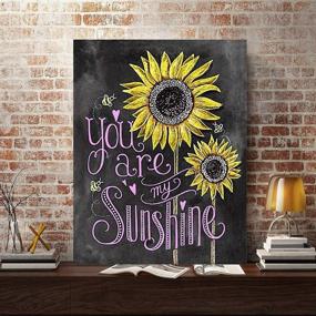 img 2 attached to 🌻 DIY 5D Diamond Painting Kits for Adults: Sunflower Rhinestone Picture - Home Wall Decor, 11.8x9.8 inches