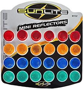 img 1 attached to 🌞 SUNLITE 1-Inch Reflectors - Pack of 24, Perfect for Carded Display