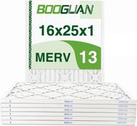 🔍 booguan 16x25x1 merv 13 плиссированный фильтр для печи логотип