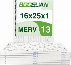 img 4 attached to 🔍 BOOGUAN 16x25x1 MERV 13 Плиссированный фильтр для печи