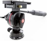 dolica p200 professional high-performance video pan head (black): full-size versatility for enhanced filmmaking experience logo