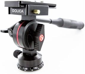 img 4 attached to Dolica P200 - профессиональная видеоштативная головка высокой производительности (черная): полноразмерная универсальность для улучшенного опыта съемки