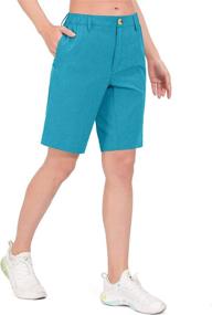 img 3 attached to 🩳 Women's Little Donkey Andy Bermuda Quick Dry Lightweight Stretch Shorts: Perfect for Golf, Hiking, and Travel