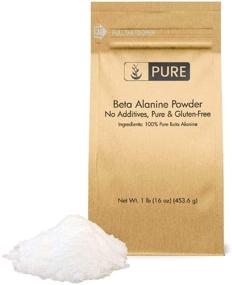 img 3 attached to High-Intensity Workout Enhancer: 100% Pure Beta Alanine Powder 💪 (1 lb), Non-Essential Amino Acid, Delay Muscle Fatigue, Gluten-Free, Eco-Friendly Packaging