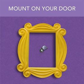 img 2 attached to 🚪 Monica's Apartment Door Picture Frame - Lapto Friends Peephole Frame, Perfect Present for Best Friends (Yellow)