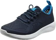 👟 комфорт и стиль встречаются: кроссовки crocs literide pacer черные детские shoes логотип