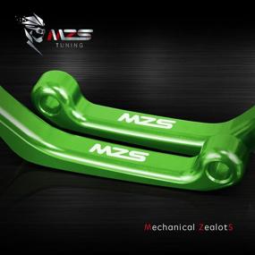img 3 attached to MZS PT-0520 Pivot Levers Dirtbike Clutch Brake Adjustment Foldable CNC Green