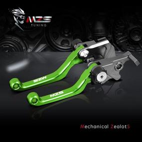 img 2 attached to MZS PT-0520 Pivot Levers Dirtbike Clutch Brake Adjustment Foldable CNC Green