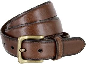 img 1 attached to 🧔 Vintage Genuine Leather Men's Accessories with Adjustable Features