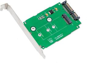 img 4 attached to 🔌 Syba SI-ADA40083 M.2 NGFF to SATA III Card with Full & Low Profile Bracket 2.5-inch