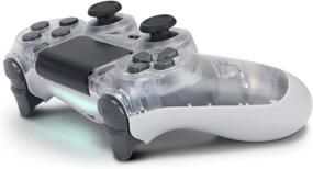 img 2 attached to 🎮 PS4/ Slim/Pro Wireless Game Controller – Dual Vibration, 6-axis Gyro Sensor, Audio Function (Transparent White)