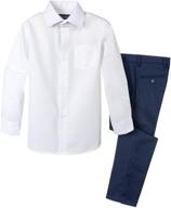 👕 boys' clothing set: spring notion dress pants shirt logo