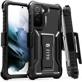 img 4 attached to FITO Holster Belt Clip Case for Samsung Galaxy S21 Plus, 6.7 Inch 📱 Full Body Protection Cover + 360° Swivel Belt Clip, No Screen Protector (Holster & Case)