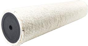 img 2 attached to Treasborn Natural White Sisal Spare Scratching Post: Refill & Refurbish Your Large Cat Tree Safely