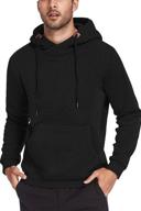 coofandy athletic drawstring pullover sweatshirt men's clothing in active logo