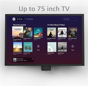 img 1 attached to 📺 Monzlteck TV Mount for Apple TV: Flexible Above or Below TV Mounting for Displays up to 75