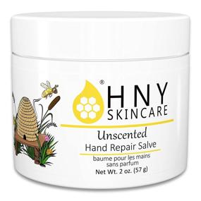 img 4 attached to 👐 HNY Skincare Hand Repair Salve - Unscented, 100% Natural, Organic Beeswax & Olive Oil, Moisturizing Balm for Dry, Sensitive Skin, 2.0 oz