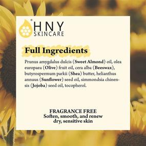 img 3 attached to 👐 HNY Skincare Hand Repair Salve - Unscented, 100% Natural, Organic Beeswax & Olive Oil, Moisturizing Balm for Dry, Sensitive Skin, 2.0 oz