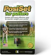 greenkeepers posiset putters black small logo