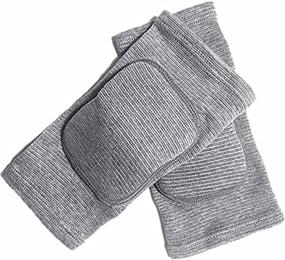 img 4 attached to MINILUJIA Kids Knee Braces - Non-Slip Sponge Sleeves with Breathable Flexibility for Elastic Support and Protection (2PCS/Pair)