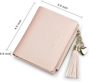 img 1 attached to Compact Clutch Handbags & 👜 Wallets for Women with Zippered Holder