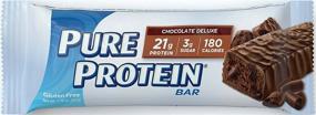 img 1 attached to 🍫 Delicious and Nutritious: Pure Protein Chocolate Deluxe, 50g Bars, 12-Pack
