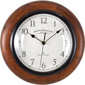 img 3 attached to FirsTime 10055 Walnut Round Clock