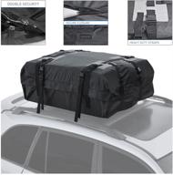🚚 motor trend rc200 rooftop cargo carrier bag – waterproof, heavy-duty design for high capacity storage on car, truck, van, and suv roof logo