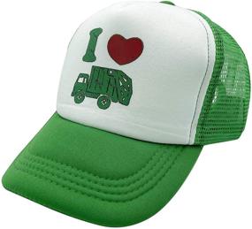 img 3 attached to 🚚 Fun and Stylish Waldeal Children's Trash Garbage Trucks Hats & Caps