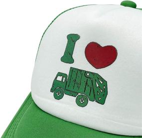 img 2 attached to 🚚 Fun and Stylish Waldeal Children's Trash Garbage Trucks Hats & Caps