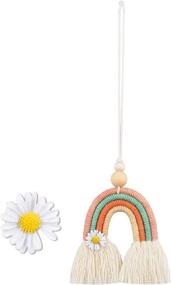 img 4 attached to Подвесные аксессуары Celoky Macrame Rainbow