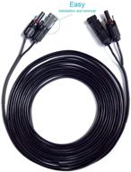 acopower 20ft 14awg solar panel extension cable with mc-4 female and male connectors for 50w, 70w, 80w, 105w, and 120w portable solar panels (hy-ext-20ft) logo