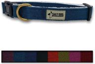 🐶 soothed pups: salt dog natural hemp collar for happier hounds" logo