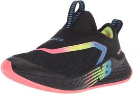 img 4 attached to Enhanced Comfort & Style: New Balance Kid's Fresh Foam Fast V2 Slip-On Running Shoe