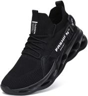 comfort and style combined: nihaoya breathable men's walking jogging sneakers logo