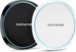 nanami wireless qi certified charging compatible portable audio & video logo