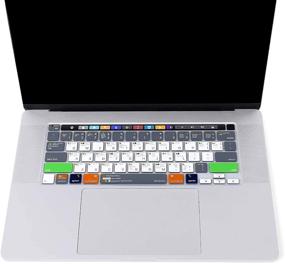 img 3 attached to 🎧 MOSISO Keyboard Cover - MacBook Pro 13 inch 2020 A2338 M1 A2251 A2289 & MacBook Pro 16 inch 2020 2019 A2141 - Protective Silicone Skin - Mac OS X Shortcut - Gray