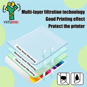 img 1 attached to 🖨️ YATUNINK Remanufactured Ink Cartridge Combo Pack for HP 962XL Black & Color - Compatible with OfficeJet Pro Printers (4 Pack)