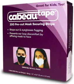 img 4 attached to 🔒 Cabeau Face Mask Tape: Ensuring Secure Fit and Anti-Fogging for Filtration Masks, Sun, and Eyeglasses